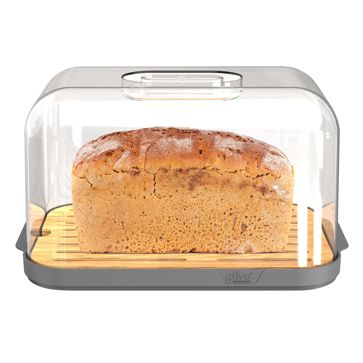 Boîte à pain 29cm, gris Fresh eat