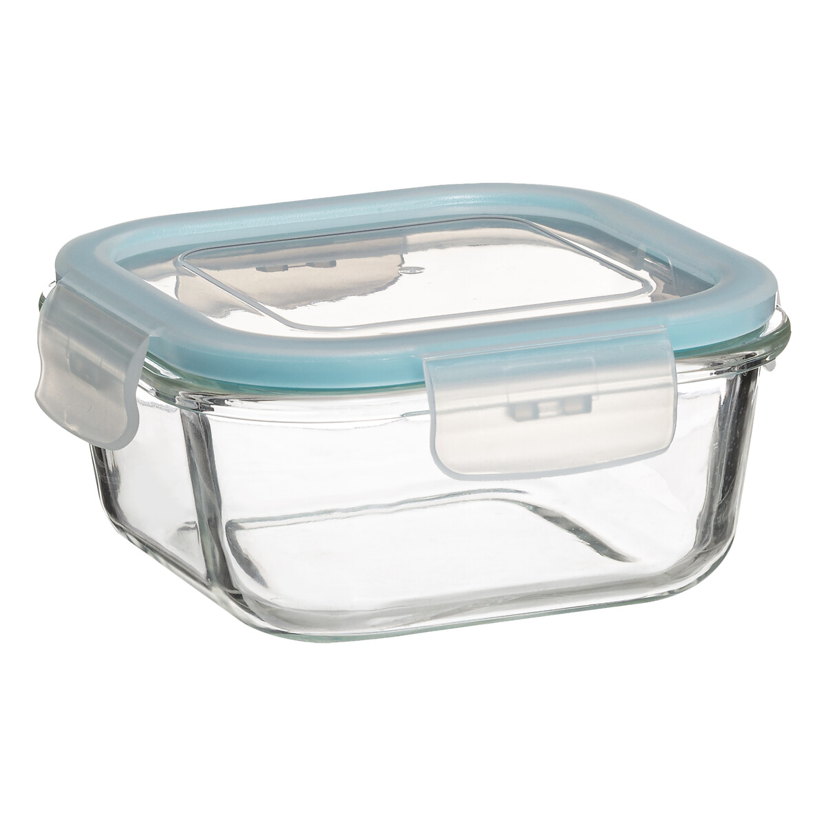 3 petites boîtes carrées de conservation verre Clipeat