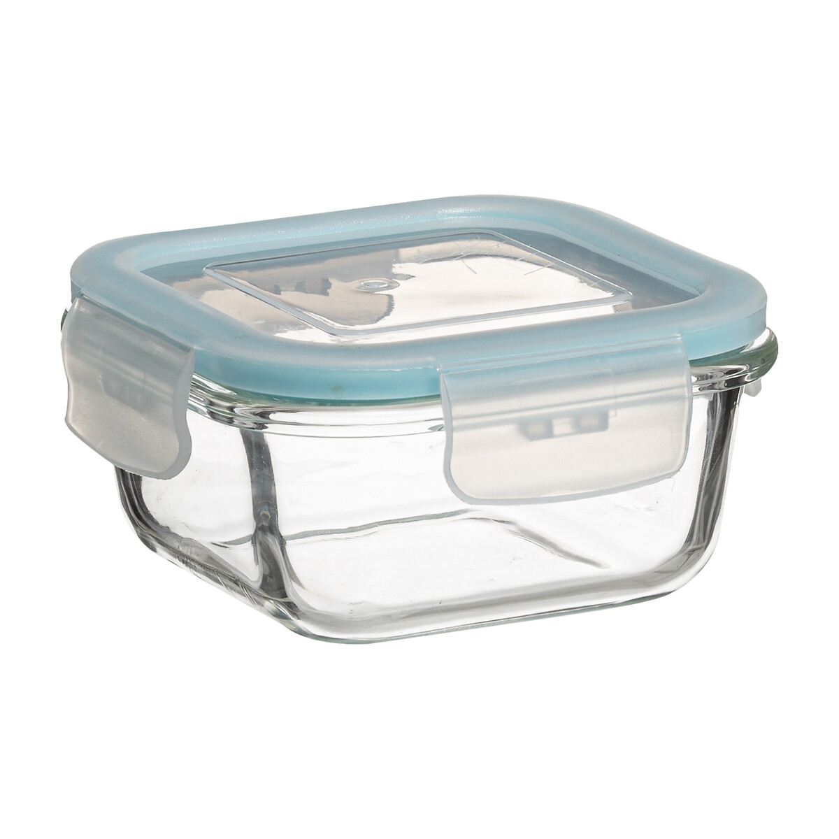 3 petites boîtes carrées de conservation verre Clipeat