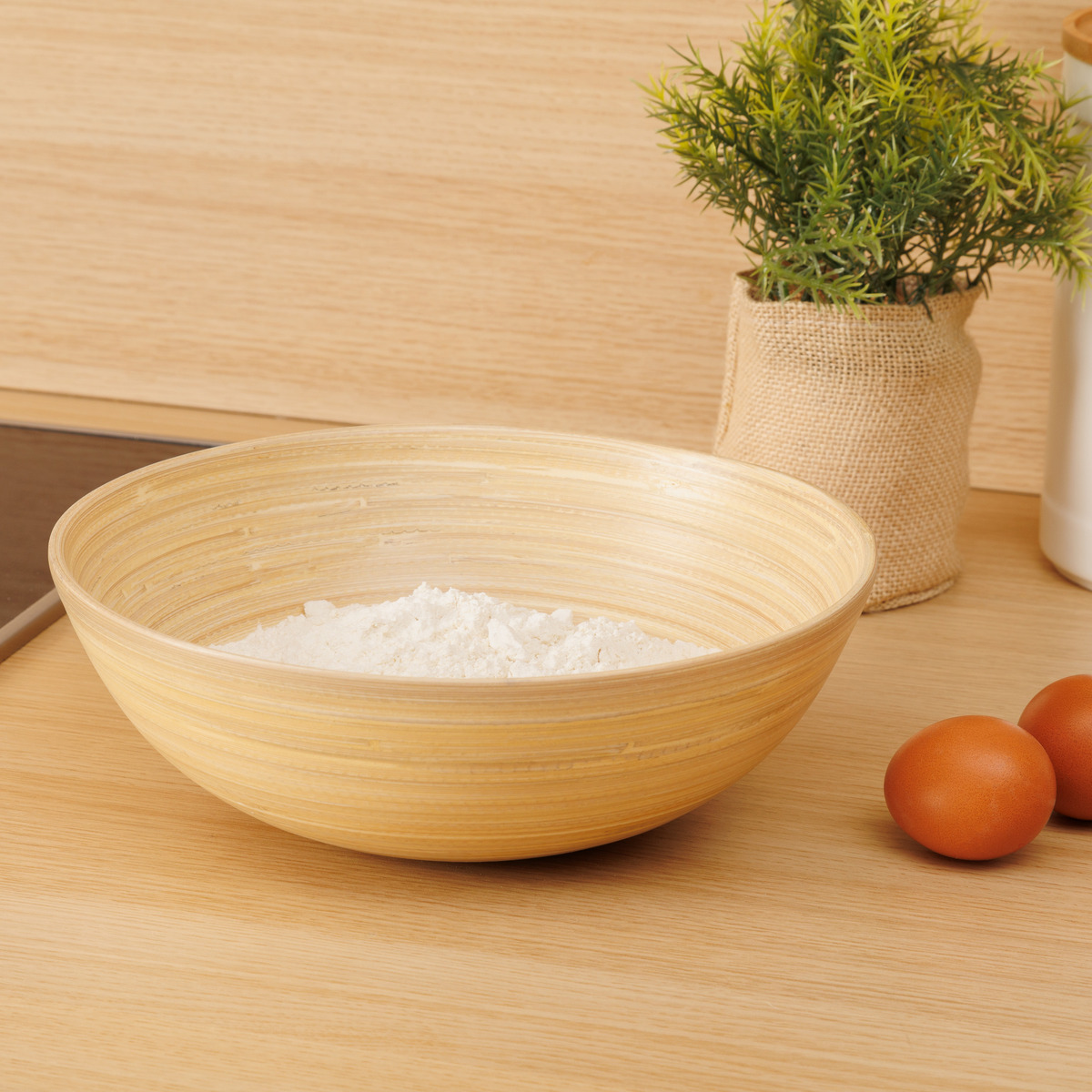 Saladier d17 cm, bambou Bambou