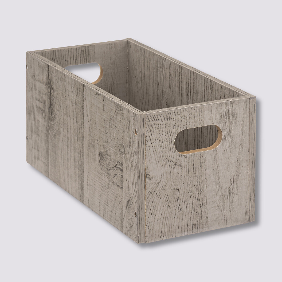 Panier 15x31 cm, effet chêne gris Mix'n modul