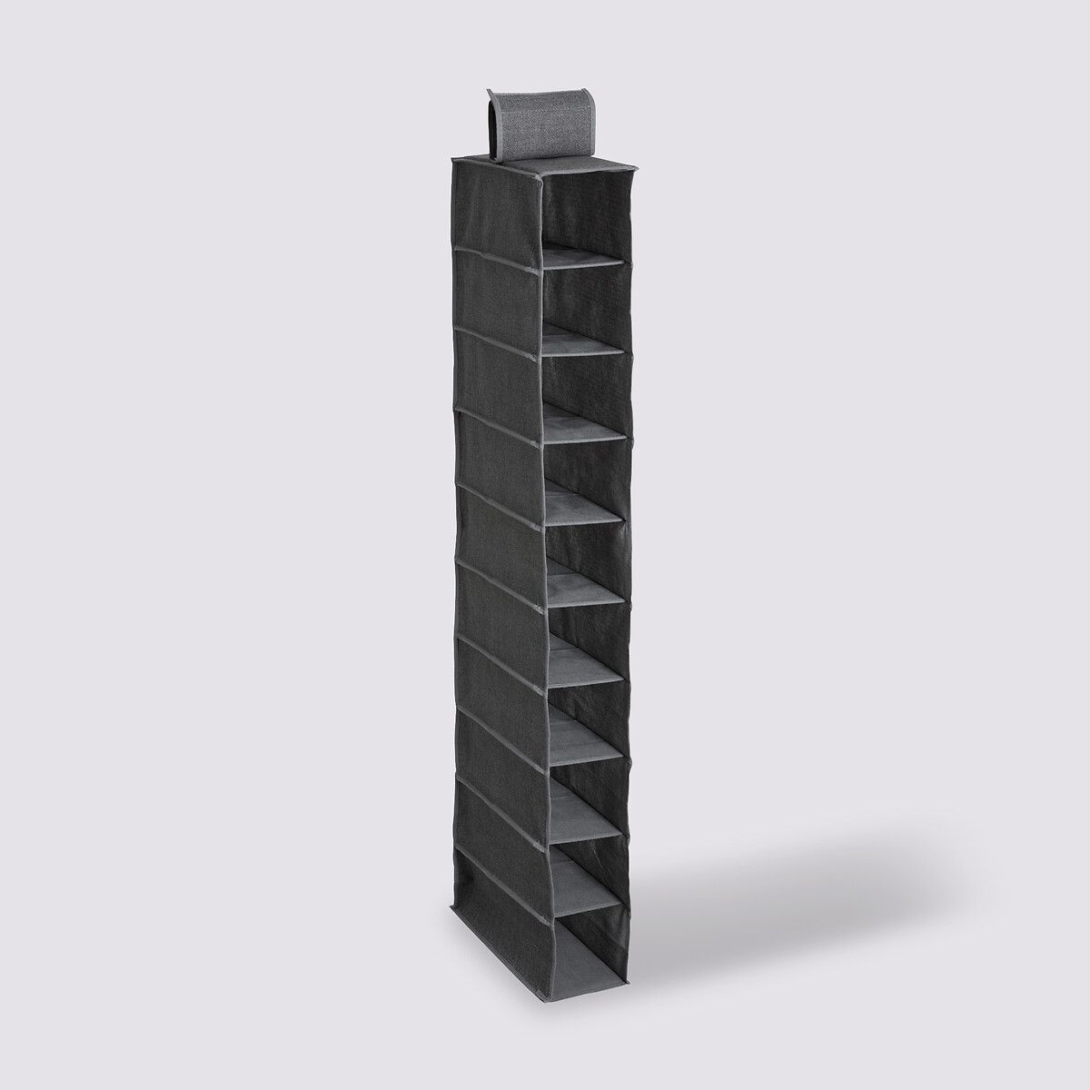 Rangement chaussures 10 cases, gris