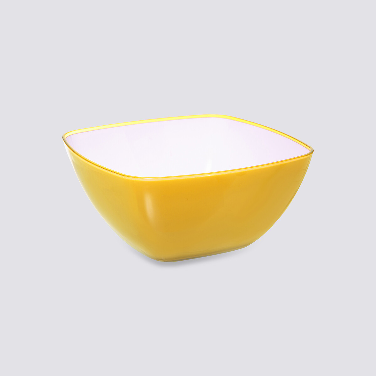 Saladier d14 cm, jaune moutarde Square
