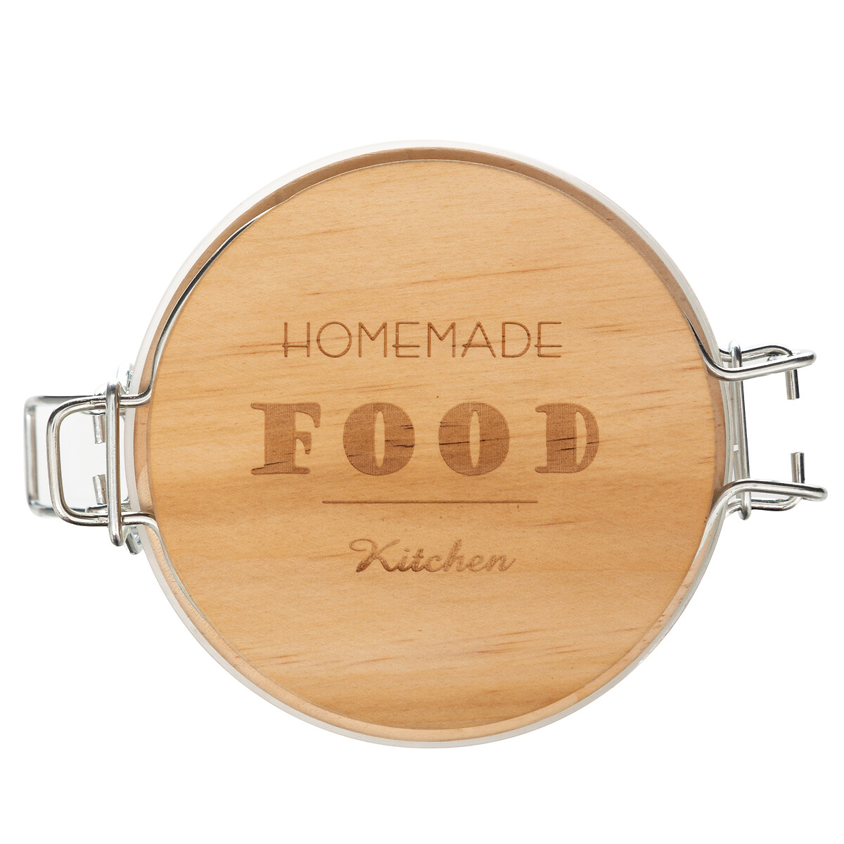 Bocal verre couvercle pin, 0,5l Wording