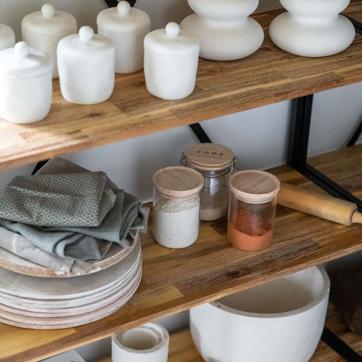 Bocal verre couvercle pin, 0,75l Wording