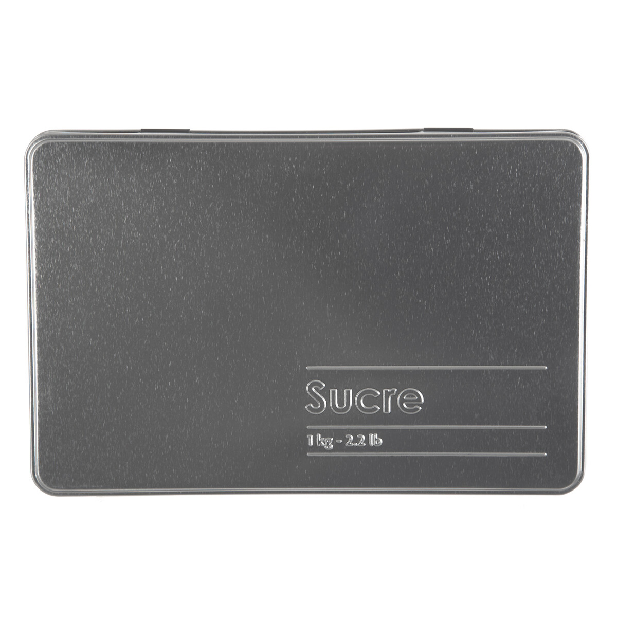 Boîte à sucre morceaux métal, noir Black edition