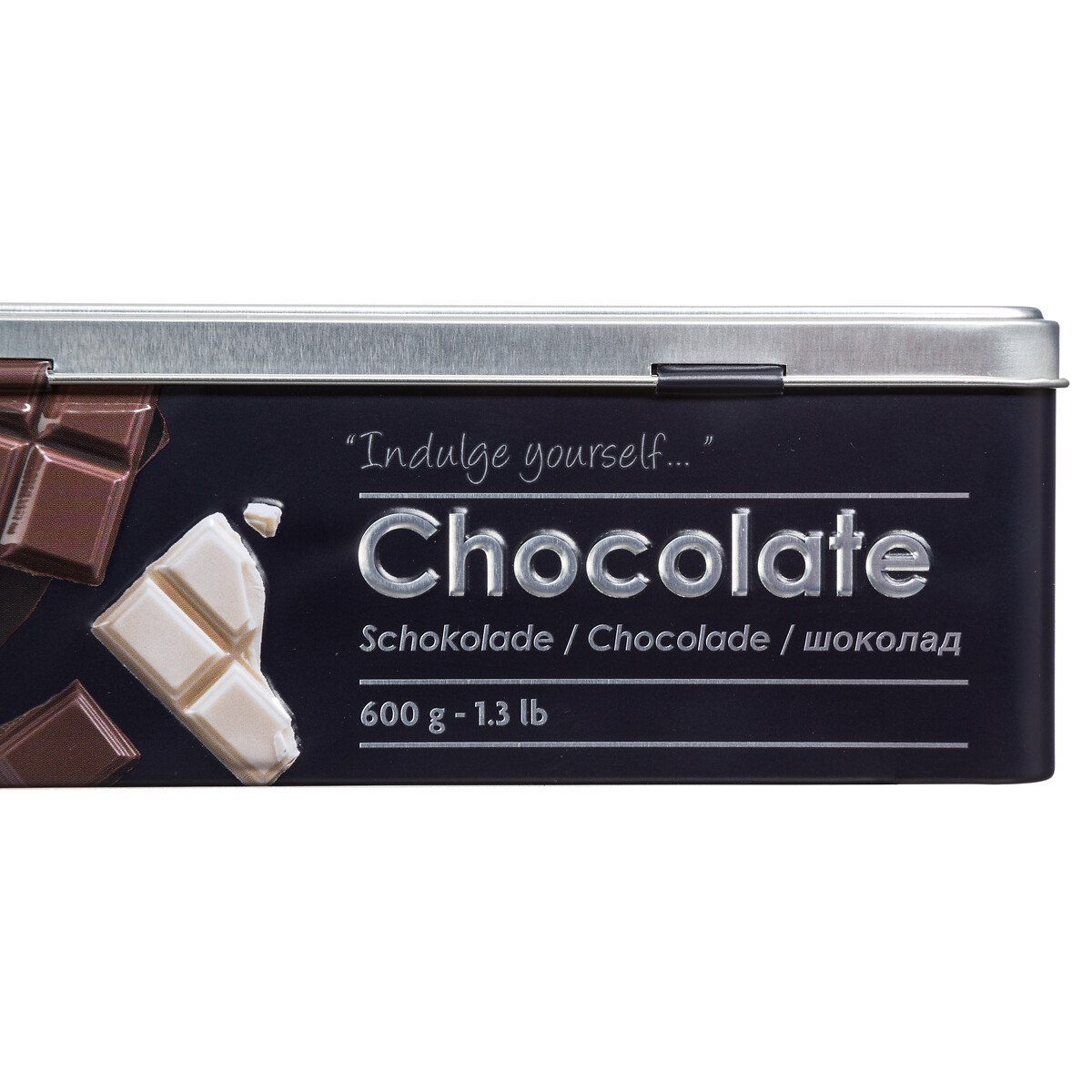 Boîte à chocolat métal, noir Black edition