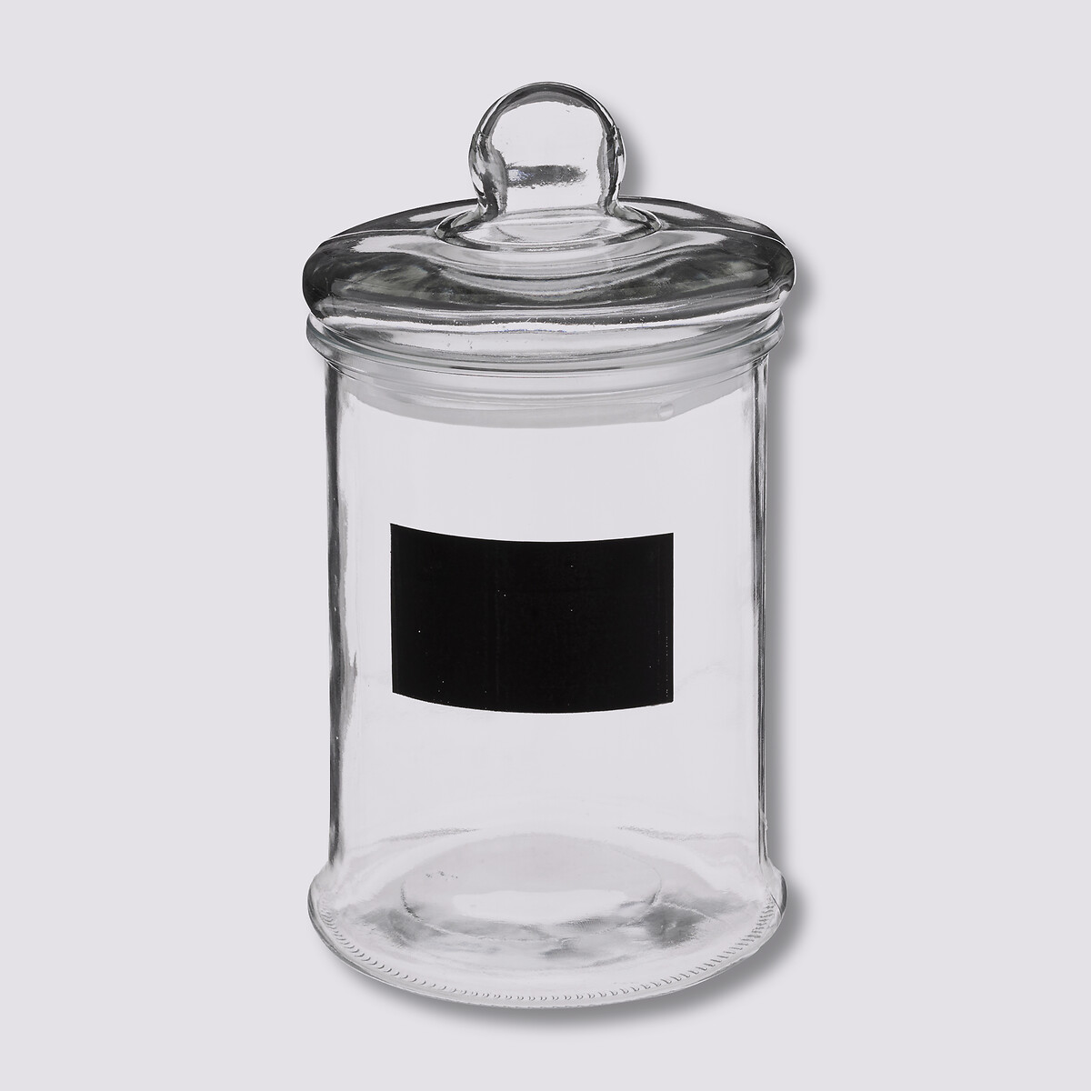 Bonbonnière en verre avec ardoise 1,2l 