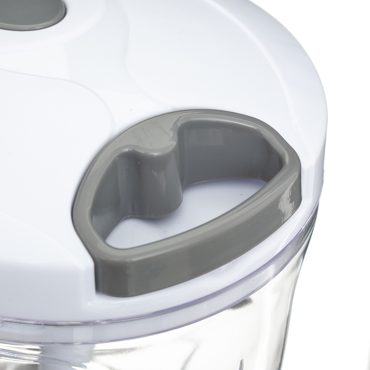 Hachoir et batteur manuel à fil 900ml, blanc