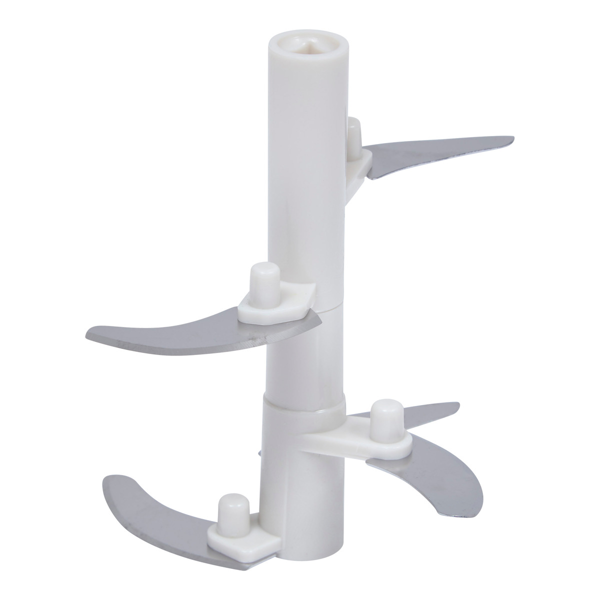 Hachoir et batteur manuel à fil 900ml, blanc