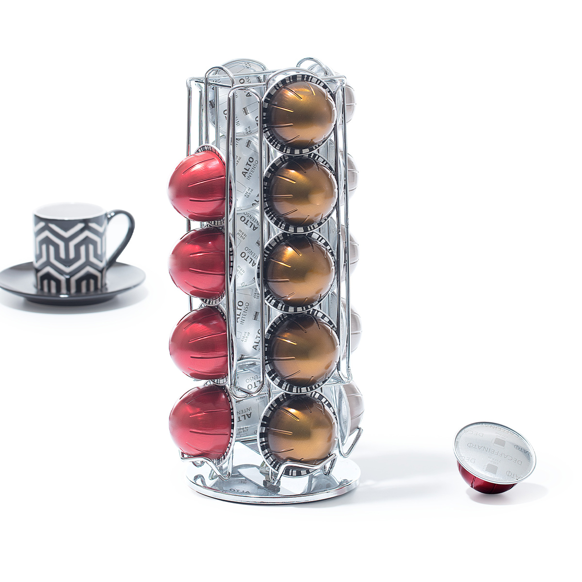 Porte-capsules rotatif x20 