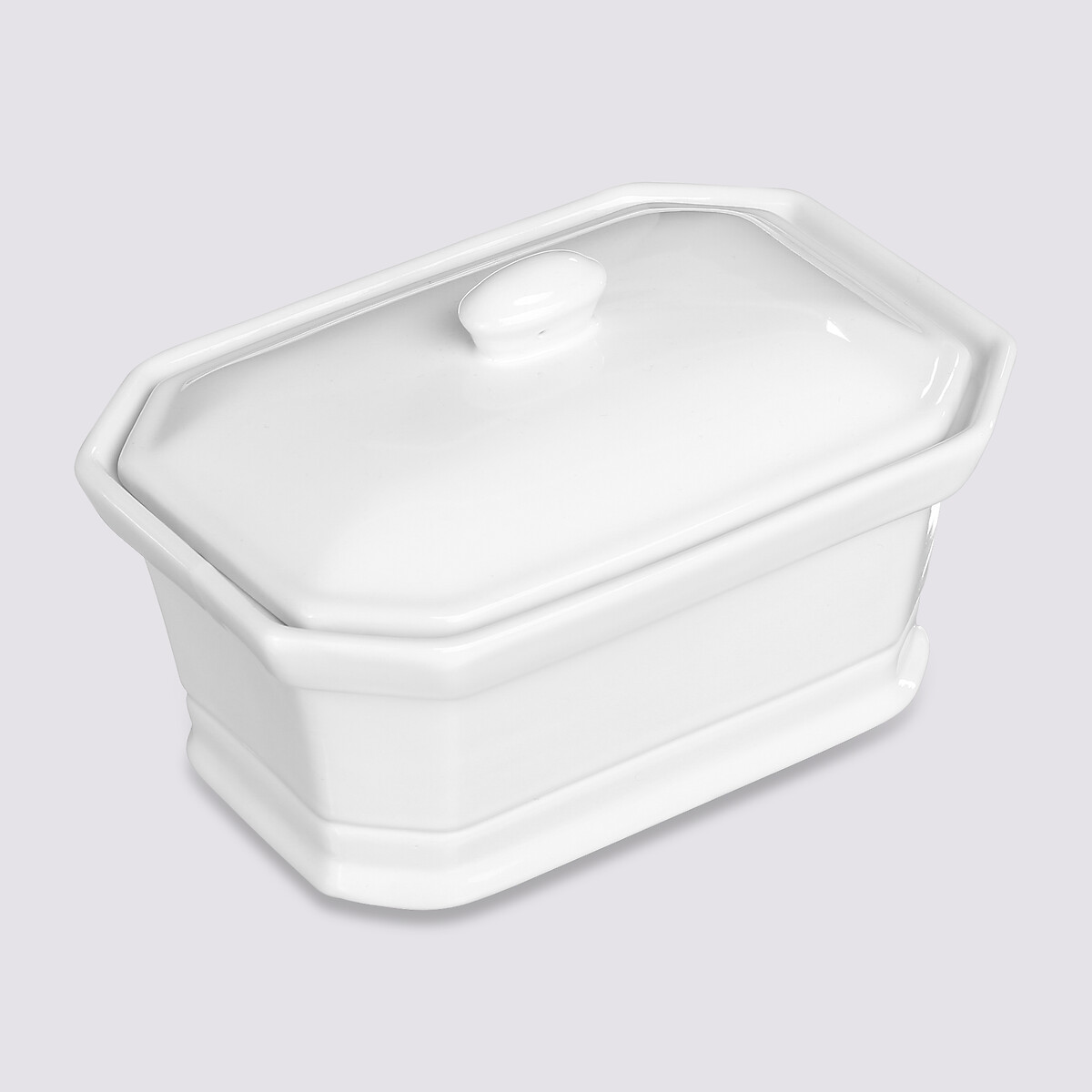 Terrine à foie gras céramique, blanc 