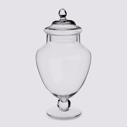 Bonbonnière verre sur pied 2,1l 