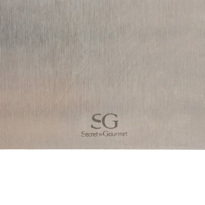 Coupe-pâte avec graduations, inox 