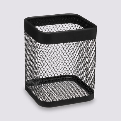 Pot à ustensiles métal, noir Mayaj