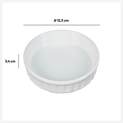 Plat à crème brûlée 12,5 cm 