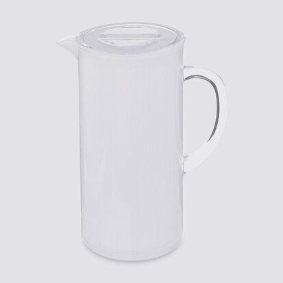 Pichet avec couvercle 1,95l, blanc Square