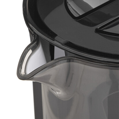 Pichet avec couvercle 1,95l, gris charbon Square