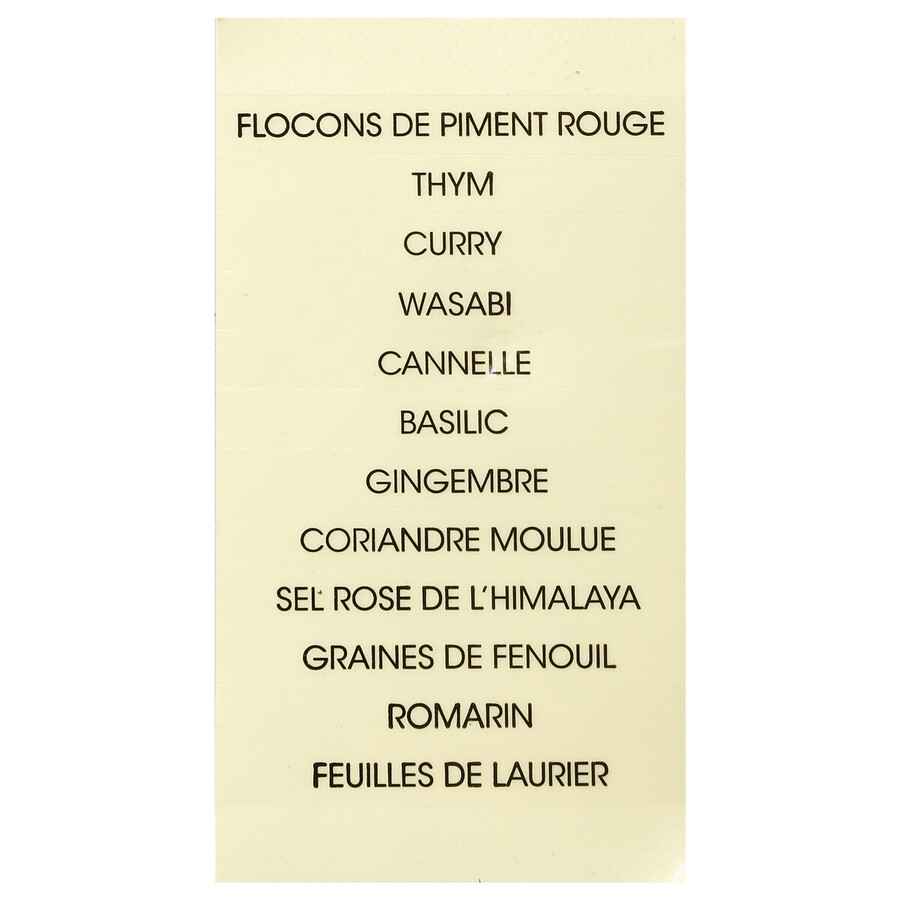 Support rotatif avec 12 pots à épices inclus 