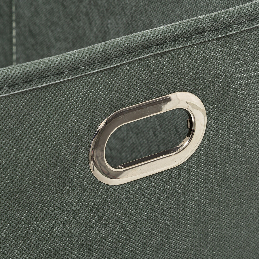 Panier tissu 15x31 cm, vert kaki Mix'n modul