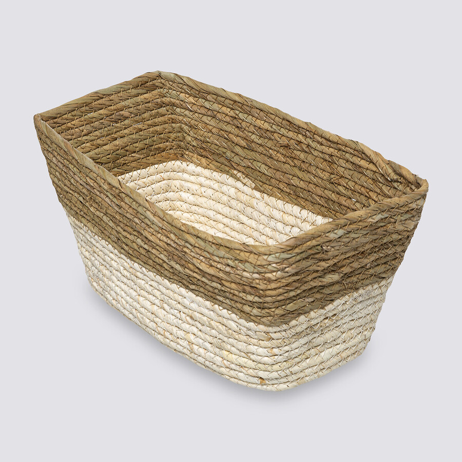 Panier paille 15x31 cm, naturel Mix'n modul