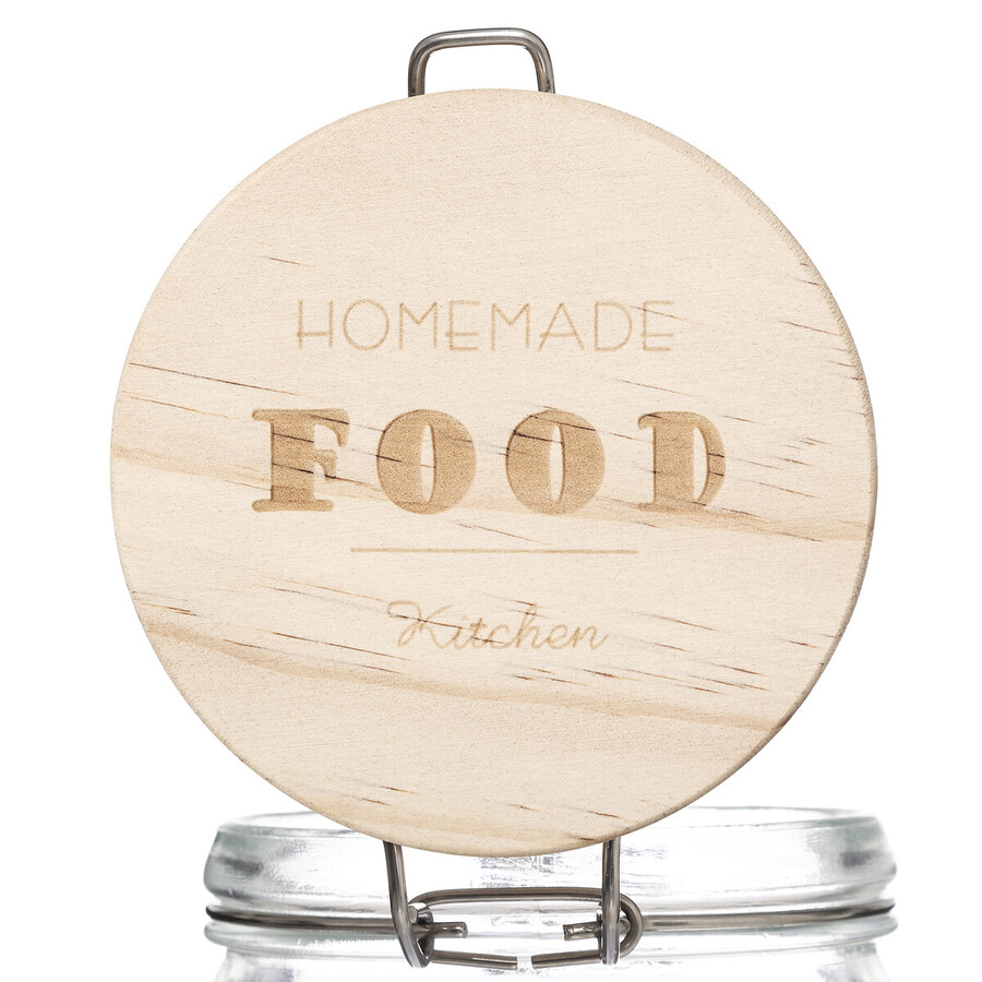 Bocal verre couvercle pin, 1,5l Wording