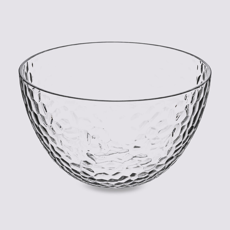Saladier martelée d14 cm,transparent Estiva