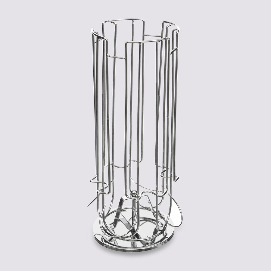 Porte-capsules rotatif x24, chromé 