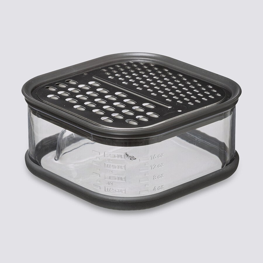 2 râpes inox avec boîte de récupération