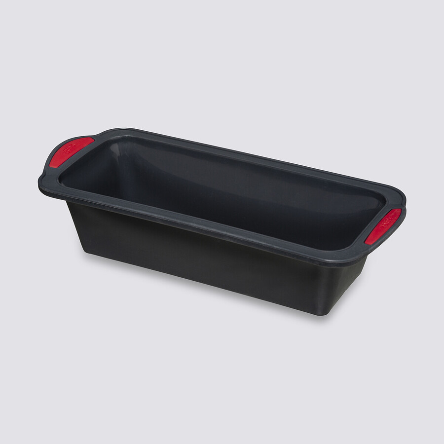 Moule à cake silicone- noir,rouge Silitop