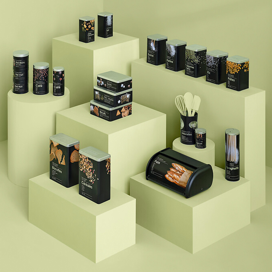 Boîte à chocolat métal, noir Black edition