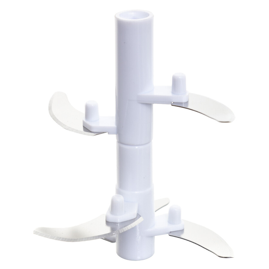 Hachoir et batteur manuel à fil 900ml, blanc