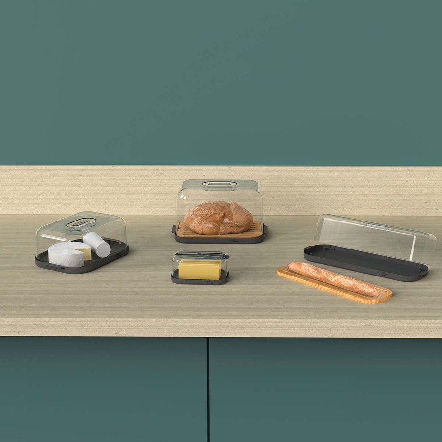 Boîte à baguette, gris Fresh eat