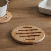 Dessous de plat rond 18 cm Bambou