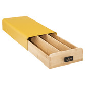 Porte-capsules x30, jaune moutarde Modern color