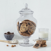 Bonbonnière verre sur pied 2,1l