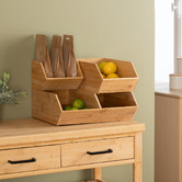 Organiseur 1 bac, petit modèle Bambou