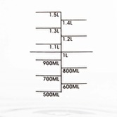 Balance digitale avec verre doseur 