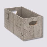 Panier 15x31 cm, effet chêne gris Mix'n modul