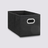 Panier tissu 15x31 cm, gris anthracite Mix'n modul