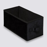 Panier velours 15x31 cm, noir Mix'n modul