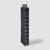 Rangement chaussures 10 cases, gris