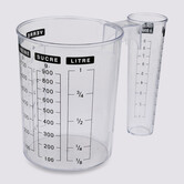 Verre doseur double 1l 