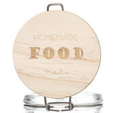 Bocal verre couvercle pin, 2l Wording