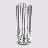 Porte-capsules rotatif x24, chromé 