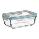 3 petites boîtes rect de conservation verre Clipeat