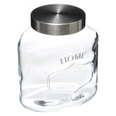 Bocal verre couvercle inox 2,5l 
