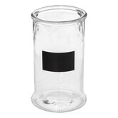 Bonbonnière en verre avec ardoise 1,6l 