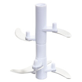 Hachoir et batteur manuel à fil 900ml, blanc