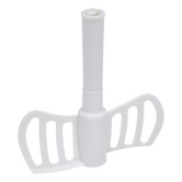 Hachoir et batteur manuel à fil 900ml, blanc